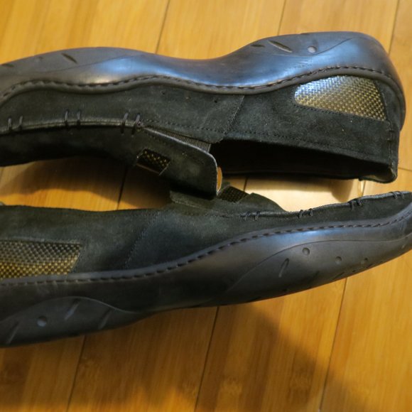 Michael Toschi Mach 8284 Mens Size 13 Driving Loafers Carbonlite CIS Black Suede - Picture 9 of 9